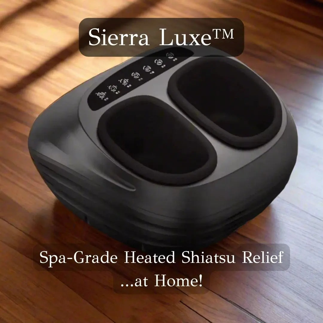 Sierra Luxe™ Heated Shiatsu Foot Massager with Infrared Therapay