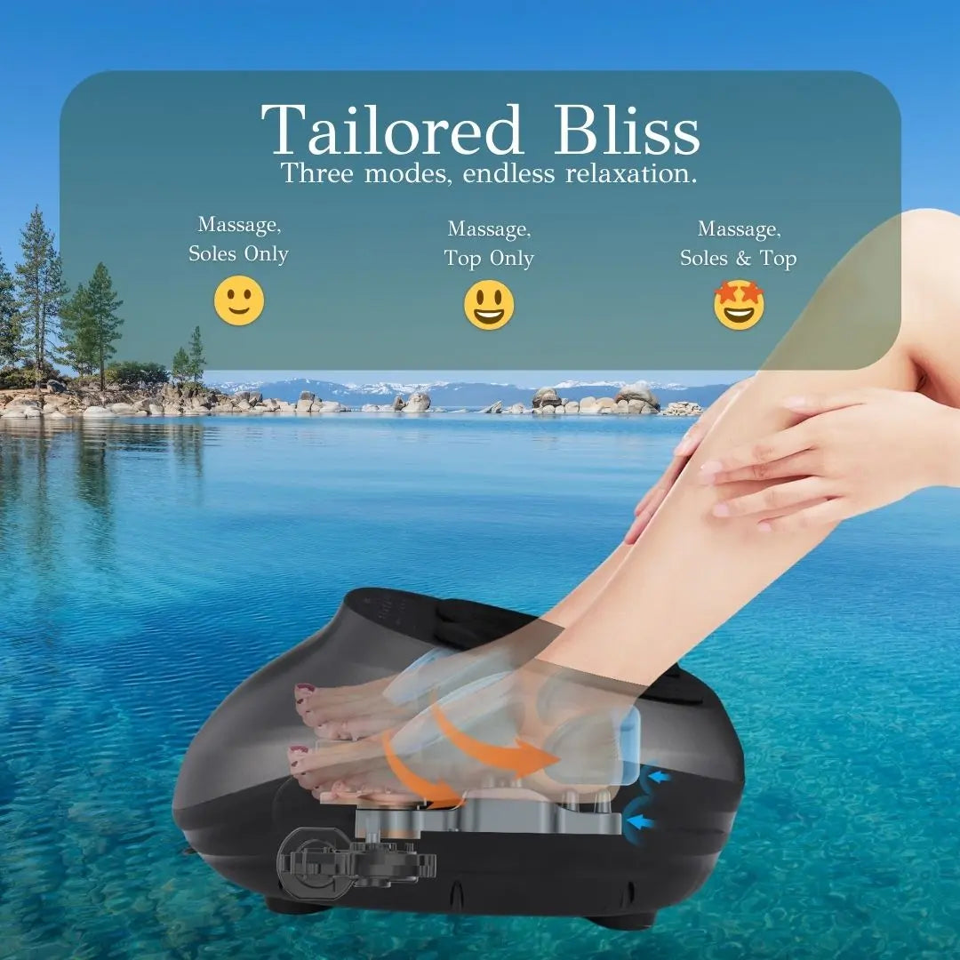 Sierra Luxe™ Heated Shiatsu Foot Massager with Infrared Therapay