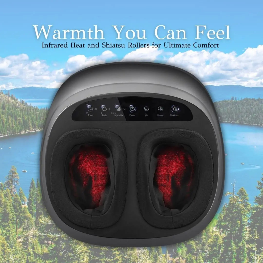 Sierra Luxe™ Heated Shiatsu Foot Massager with Infrared Therapay